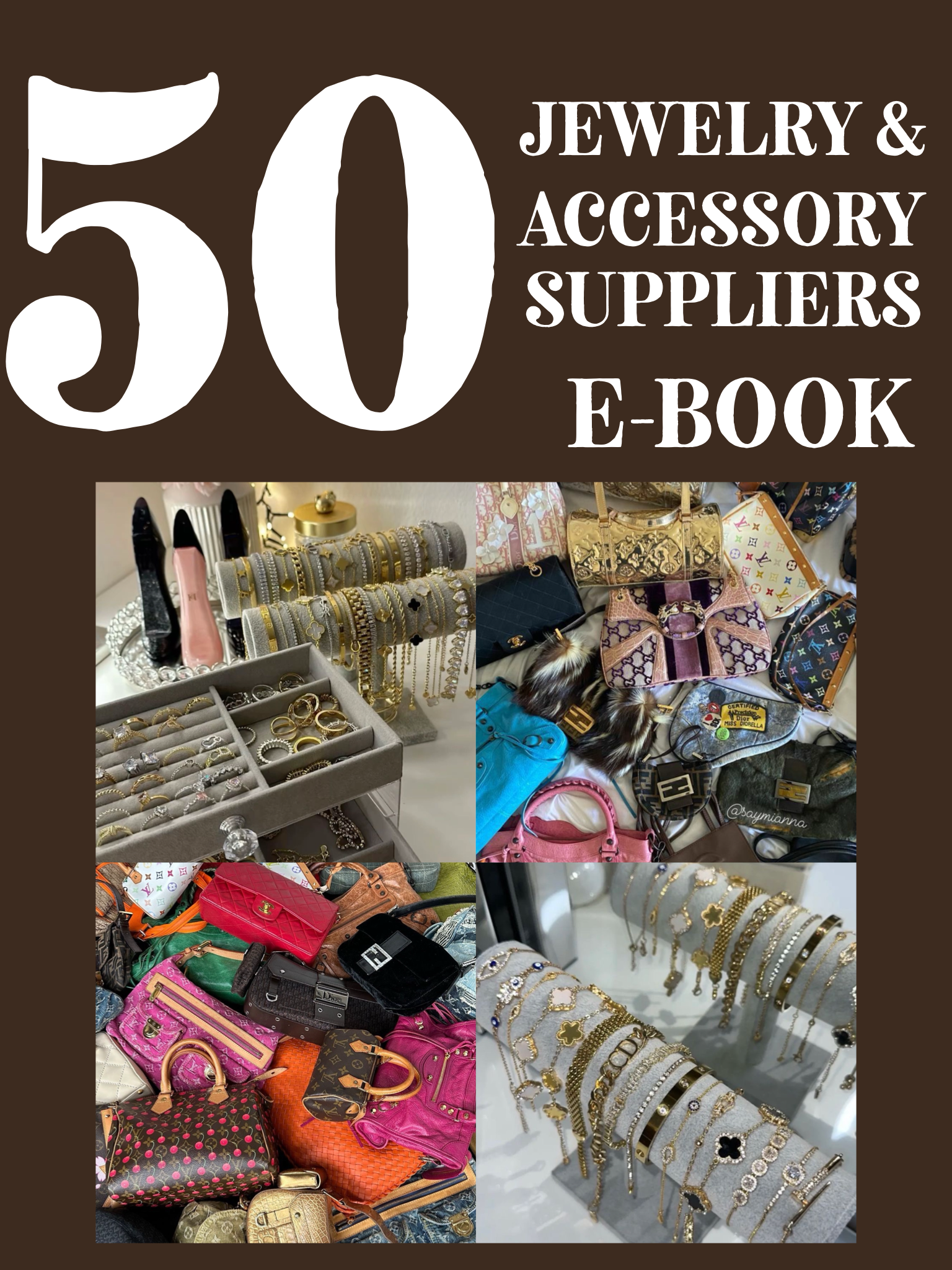 50 JEWELRY & ACCESSORY SUPPLIER/VENDOR