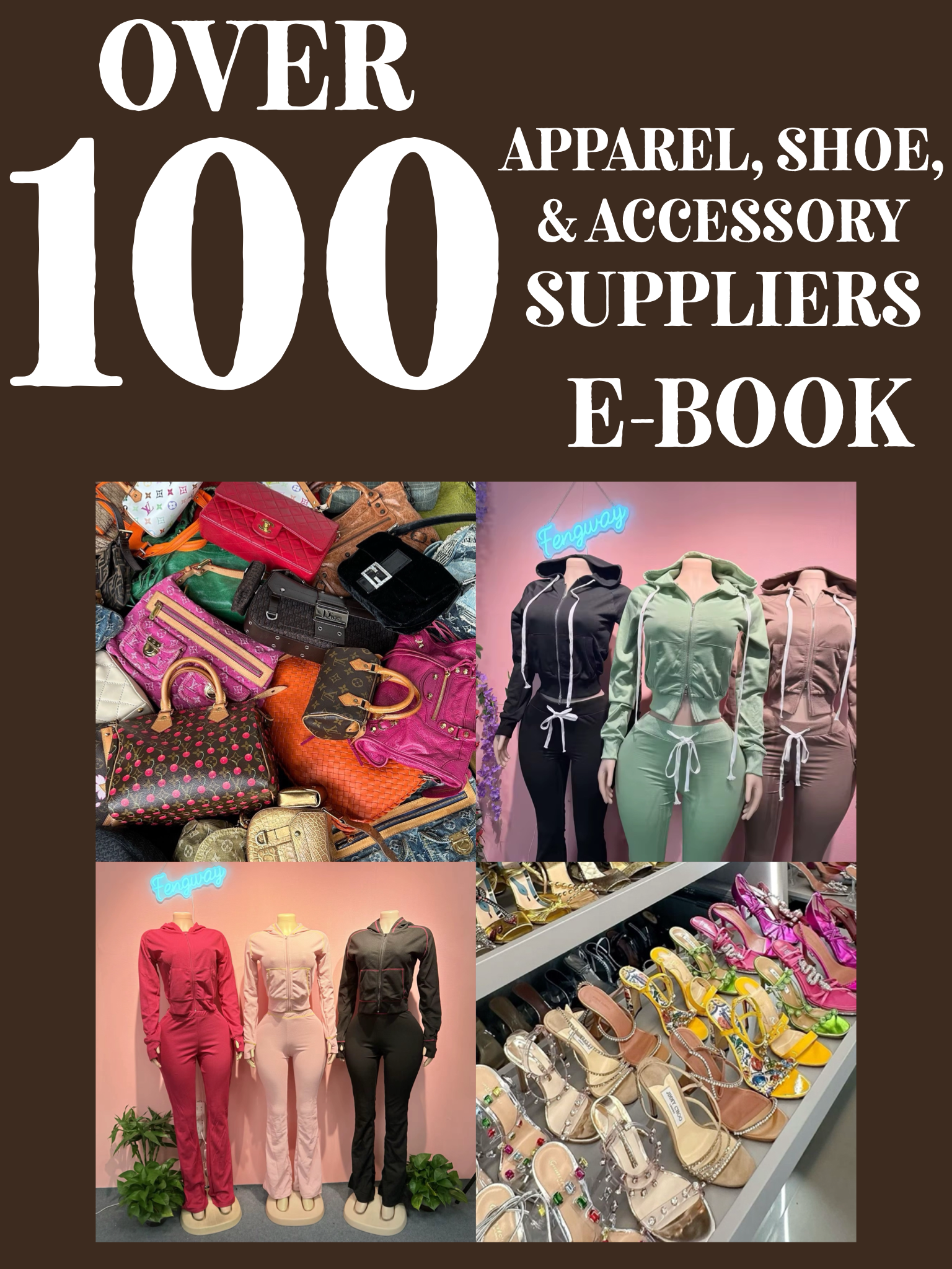 OVER 100 APPAREL, SHOE, & ACCESSORY SUPPLIER/VENDOR